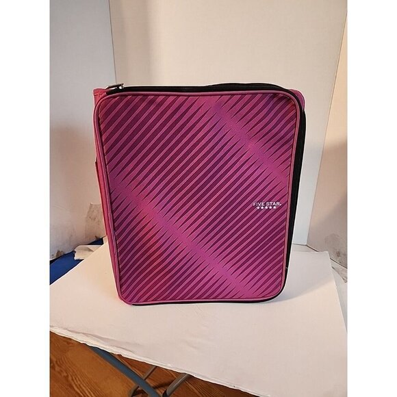 Mead Other - Mead Five Star 2" Zipper Binder 880 Sheet Capacity + 5 Tab Expanding File Pink